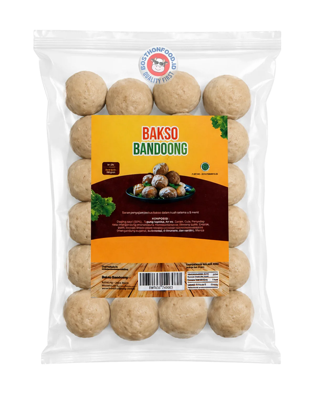 Kemasan Bandoong Bakso bakar