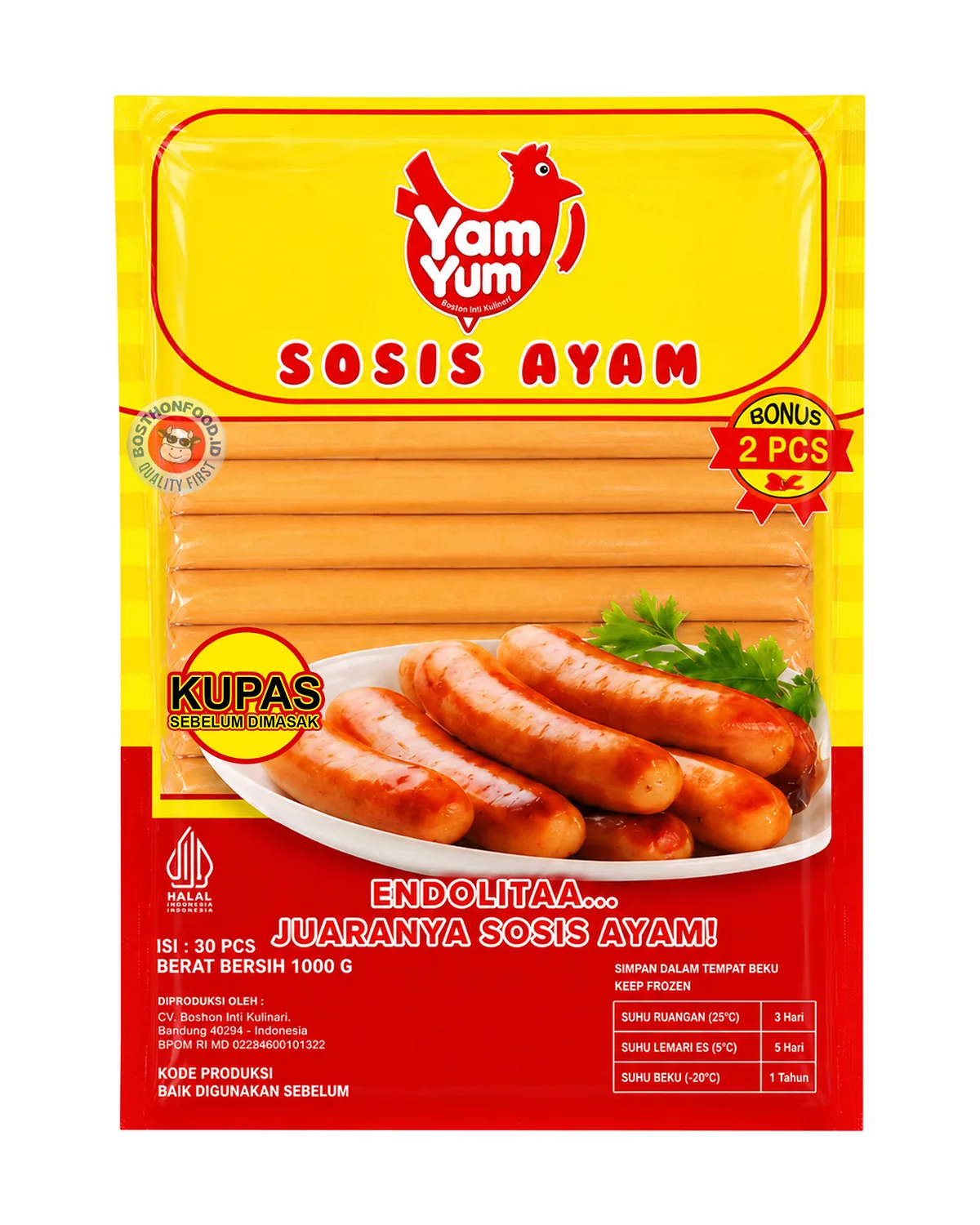 Kemasan Yamyum Sosis ayam