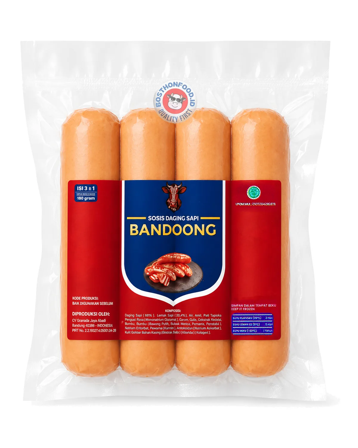 Kemasan Bandoong Sosis frankfurter
