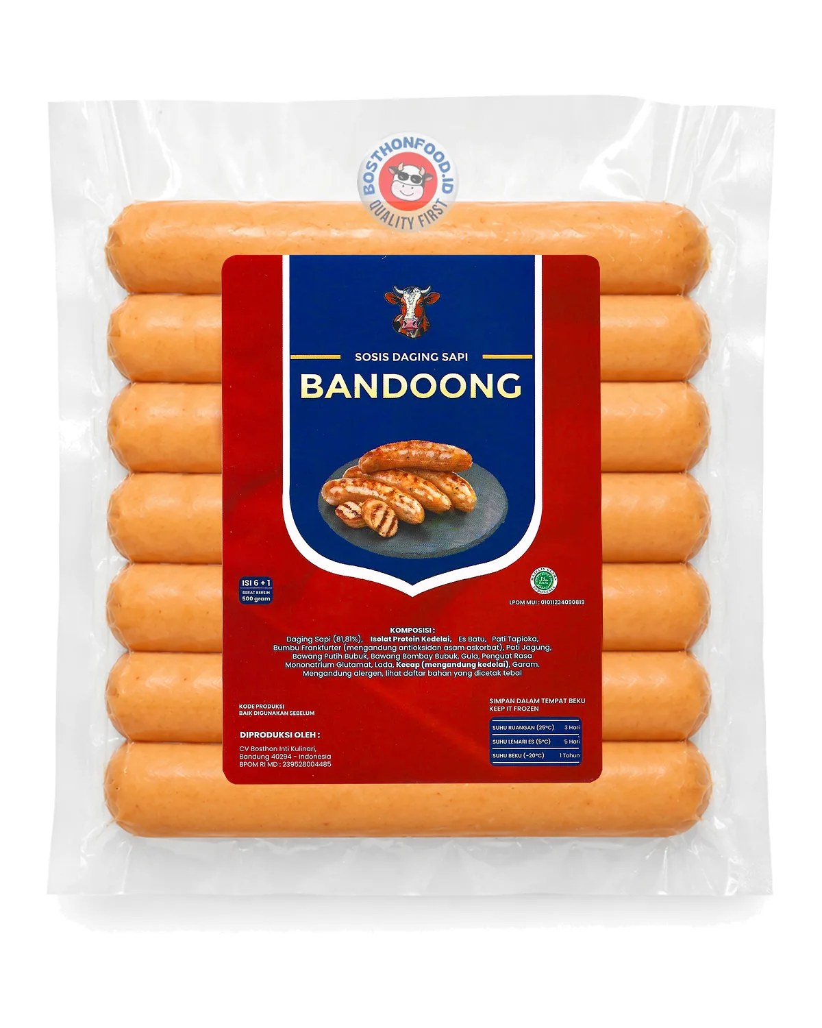Kemasan Bandoong Sosis original